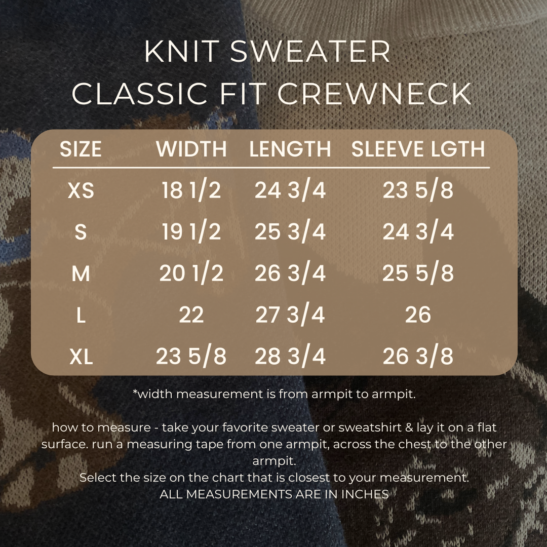 PRE-ORDER Sky's the Limit Crewneck Knit | Indigo