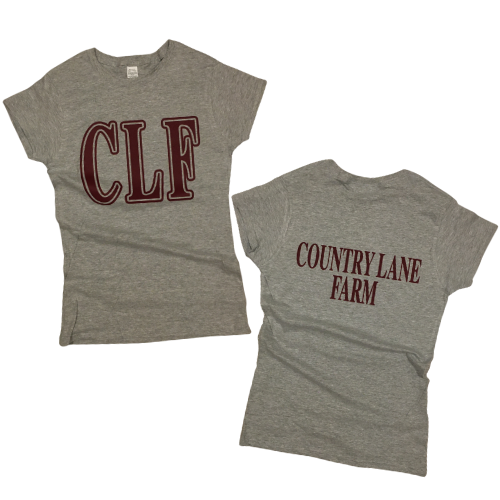 CLF Cotton T-Shirt w/ Back Print - Sport Gray - Gray & Bay Horse Co.