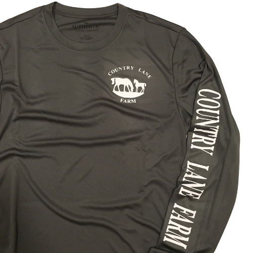 CLF Athletic Long Sleeve Shirt - Stone Gray - Gray & Bay Horse Co.
